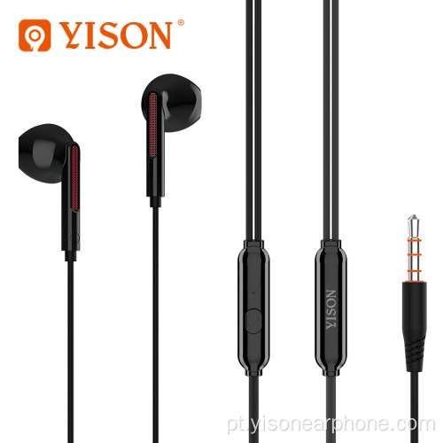 Yison New Release Multifuncional Fone de Ouvido com Fio